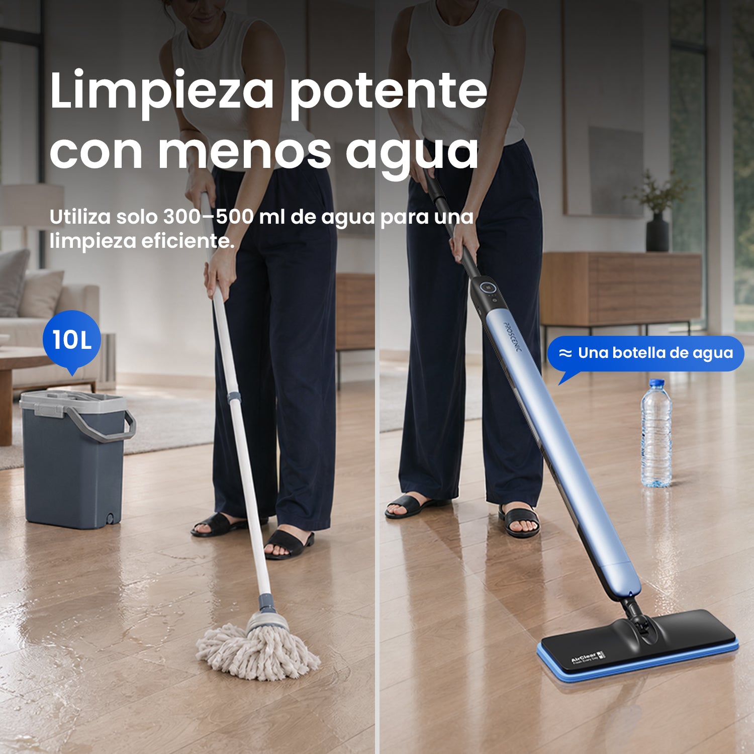 Novedad – Proscenic GoMop Fregona Eléctrica
